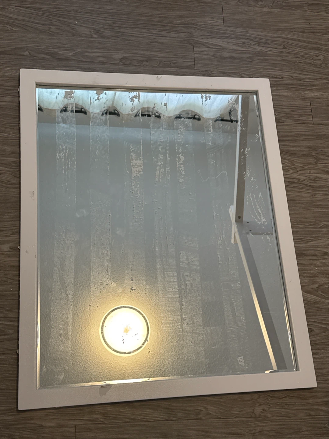 White Framed Mirror