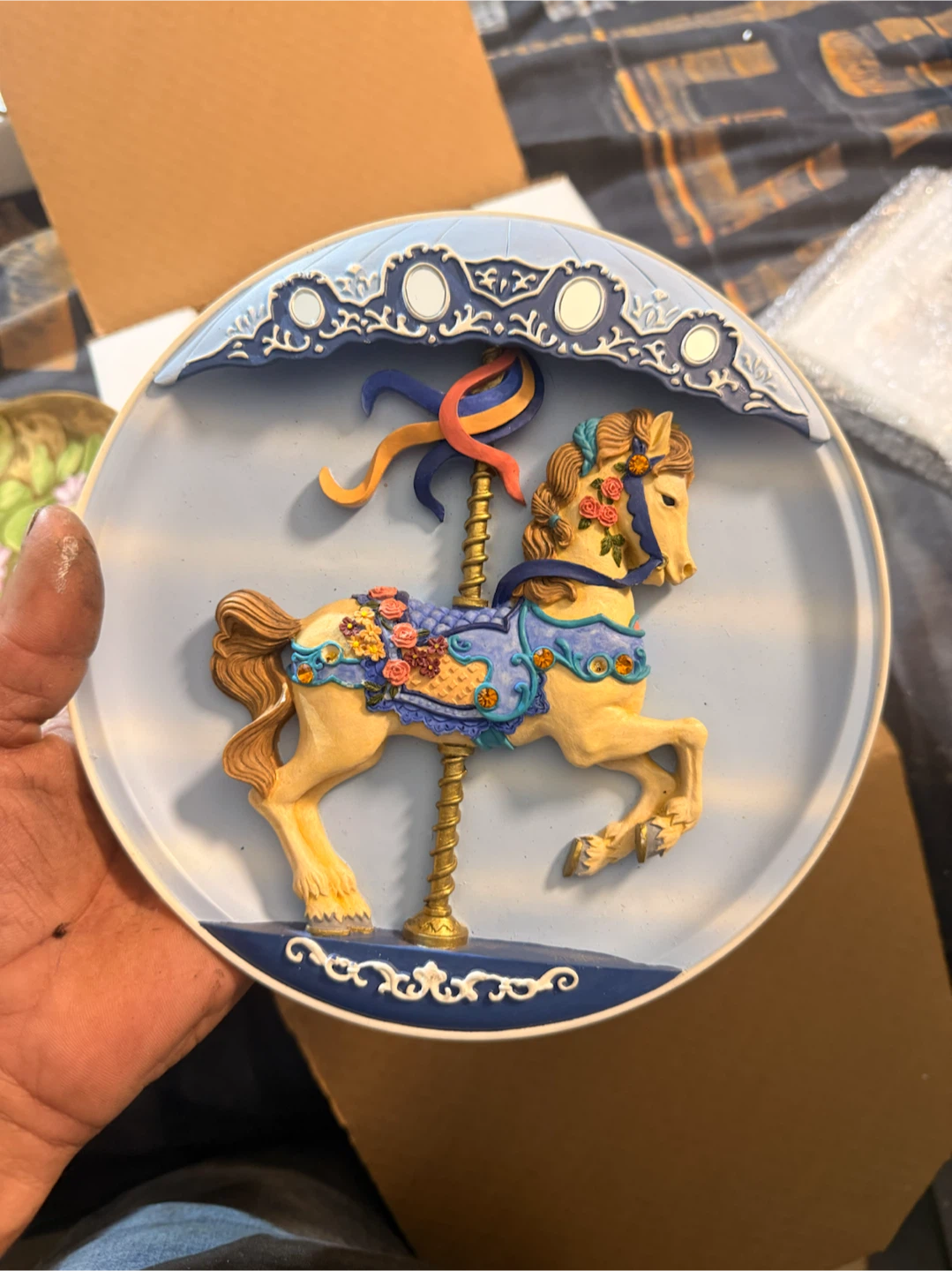 Carousel Horse Decorative Plate