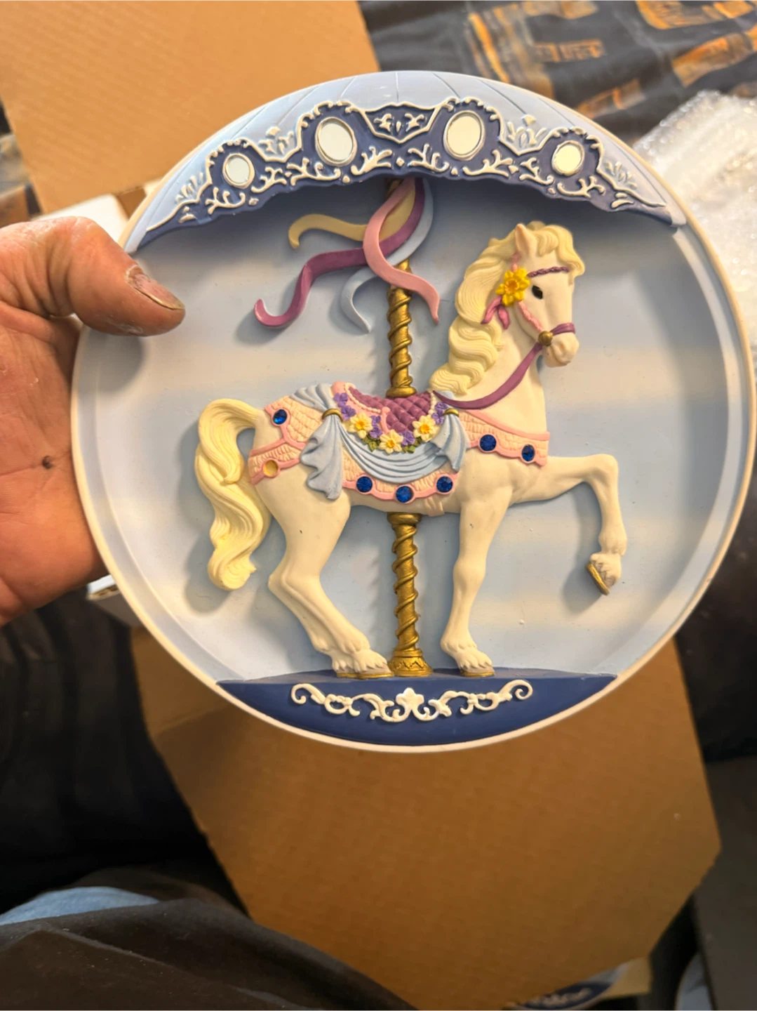 Carousel Horse Decorative Plate - photo 5