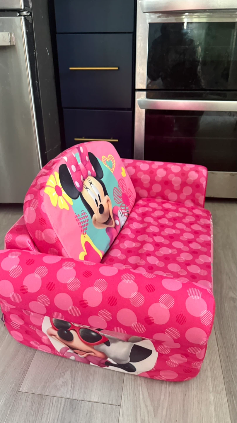 Disney Minnie Mouse Toddler Flip Open Sofa checks more pictures - photo 4