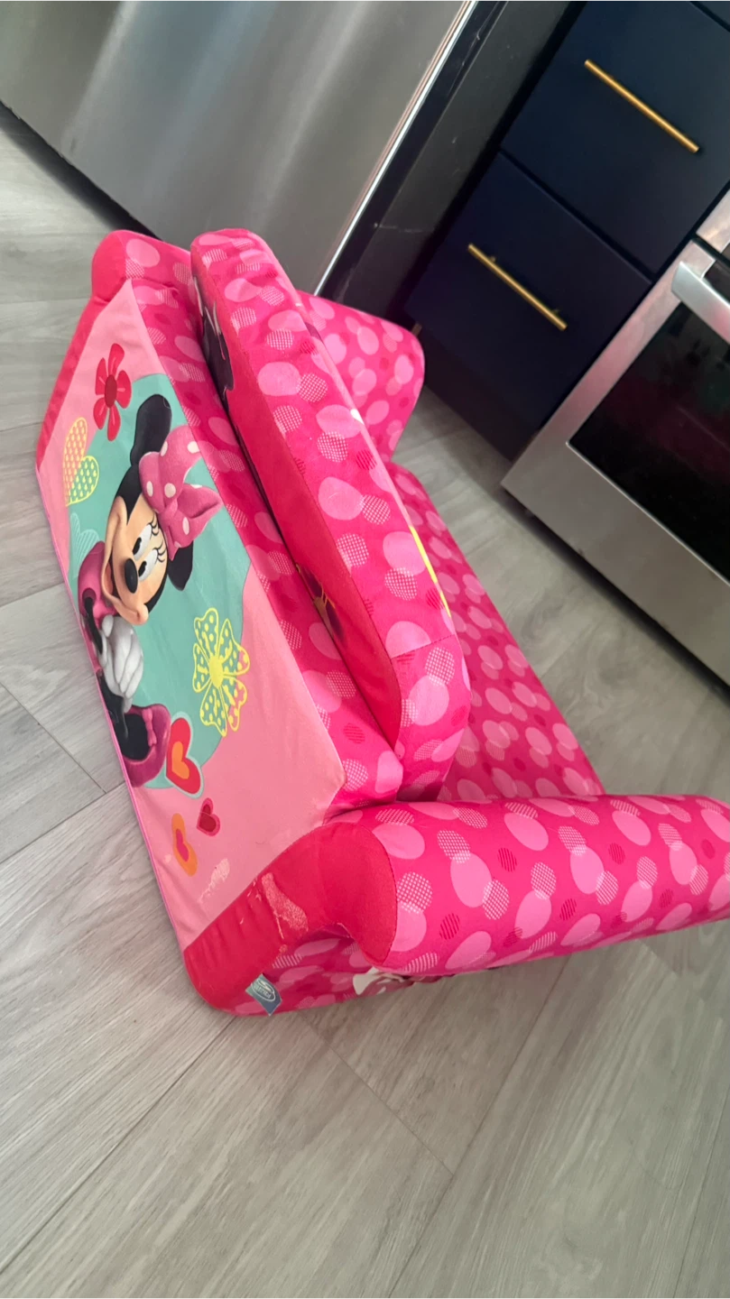 Disney Minnie Mouse Toddler Flip Open Sofa checks more pictures - photo 5