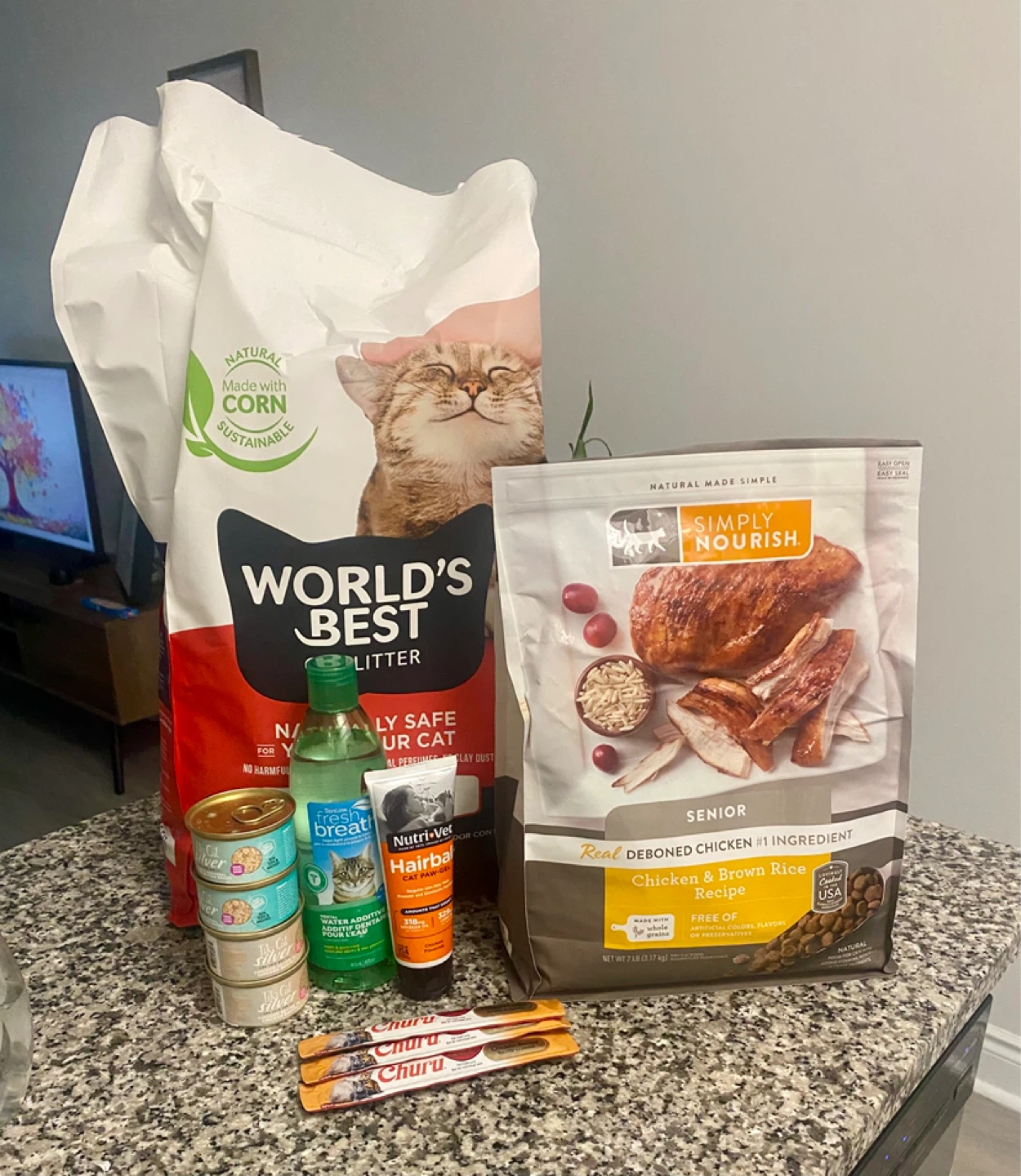 FREE senior cat food (opened)