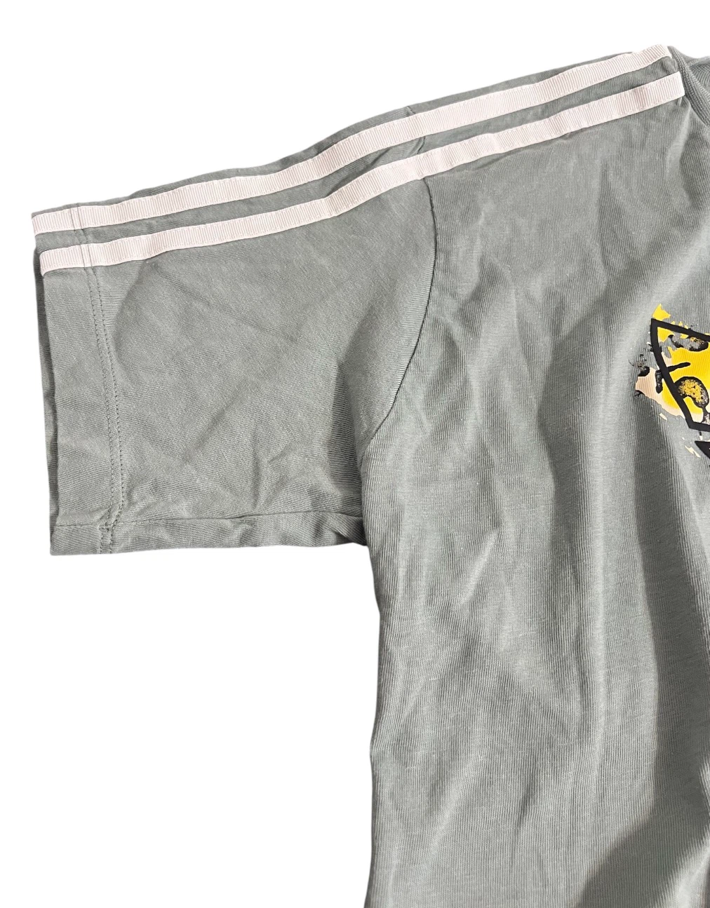 Adidas Originals Girls Sage Green Crop Top – Size 9–10 Years - photo 4