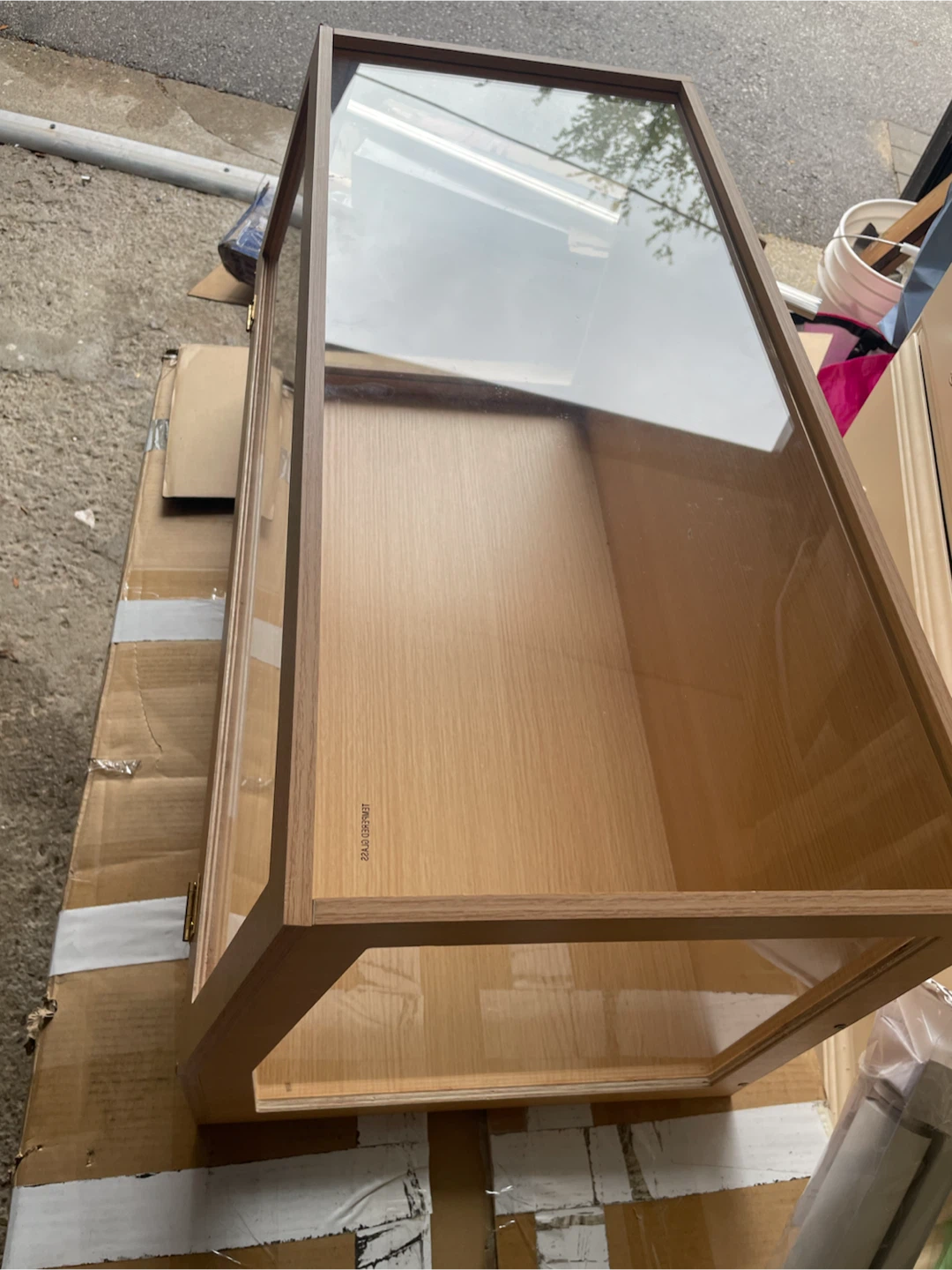 Wooden and Tempered Glass Terrarium - photo 3