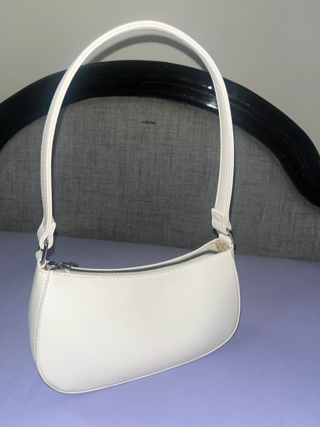 Pure white hand bag - photo 4