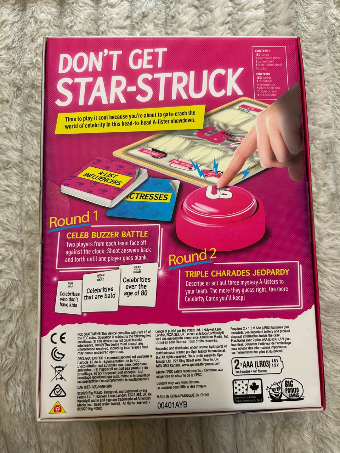 US Weekly The Game Don't Get Star-Struck Celebrity Party Game - photo 2