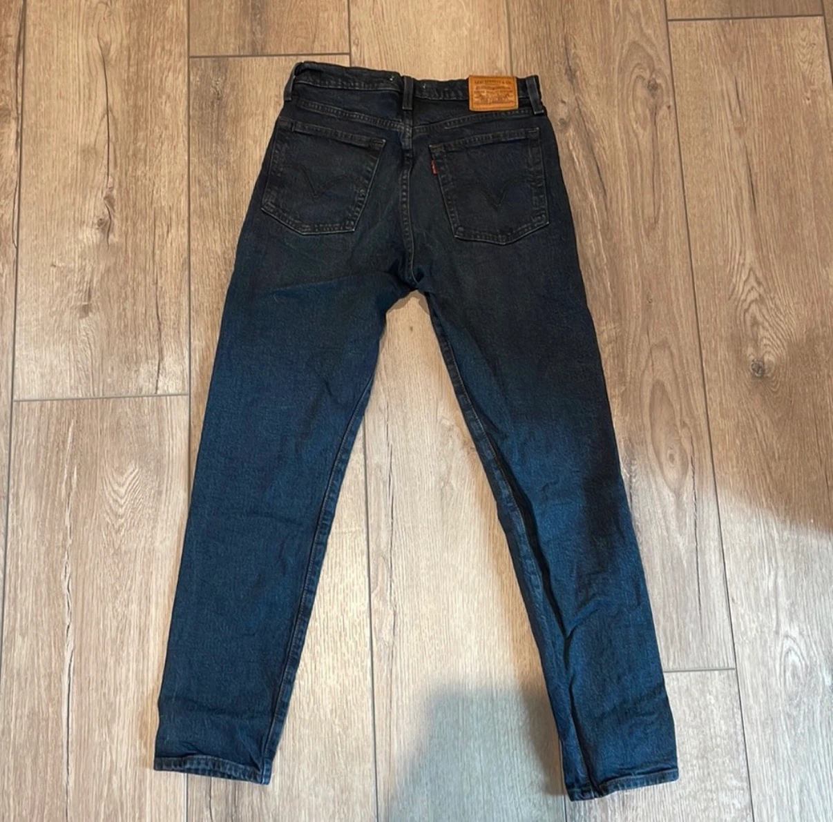 Levi Wedge Black Jeans (High Rise, US 26) - photo 3