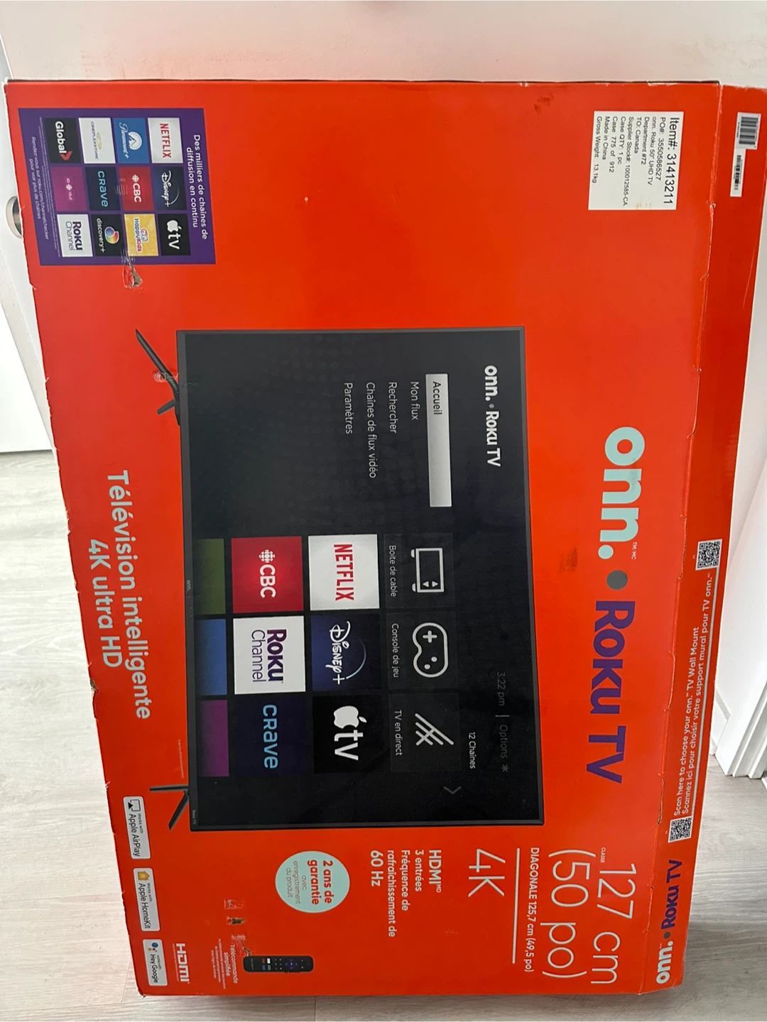 Onn Roku TV 4K UHD Smart TV