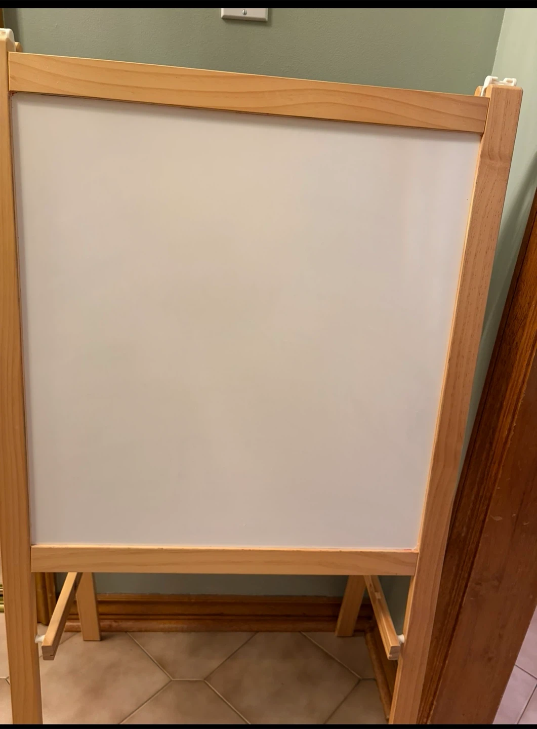 Ikea Wooden Double-Sided Easel for kids - photo 2