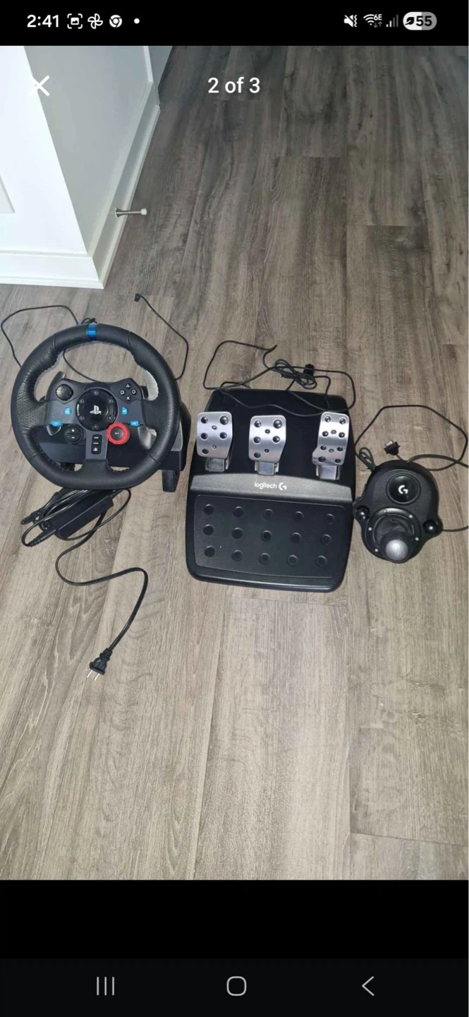 GT Omega Sim Racing Cockpit Setup w/ Logitech Wheel & Shifter - photo 3