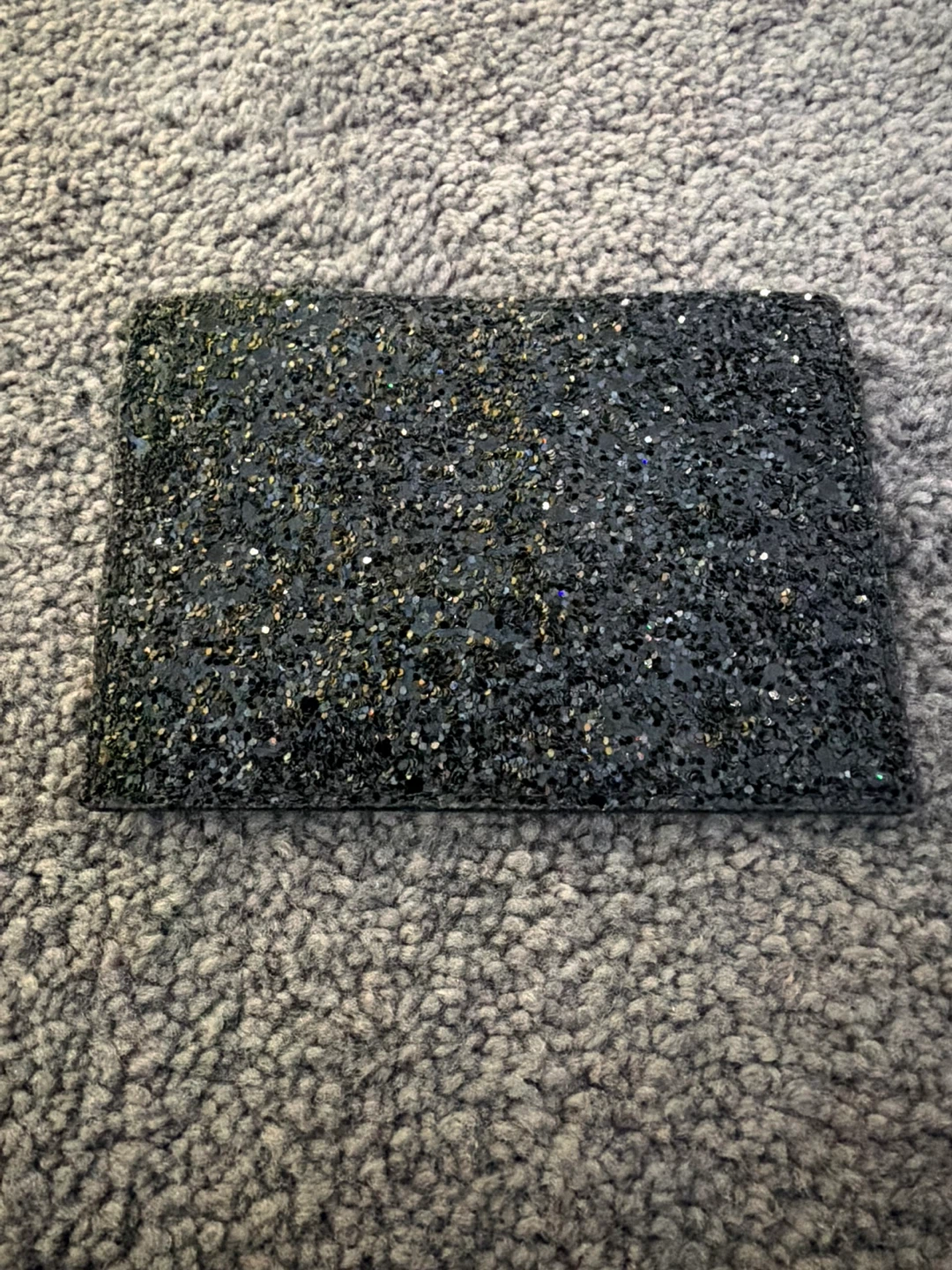 Kate Spade Black Glitter Card Holder