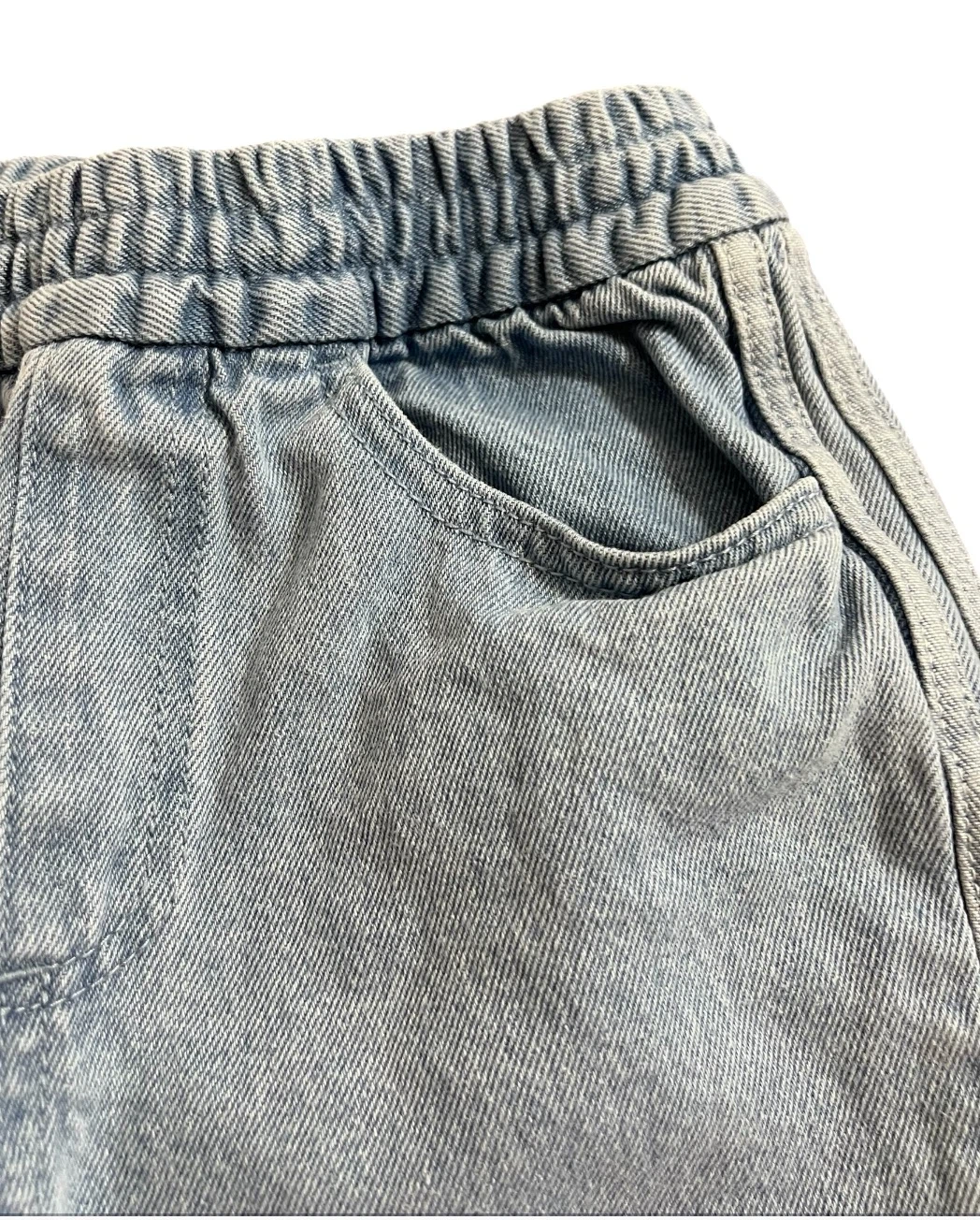 Adidas Originals x Minecraft Kids Denim Shorts – XS 7–8Y - photo 3