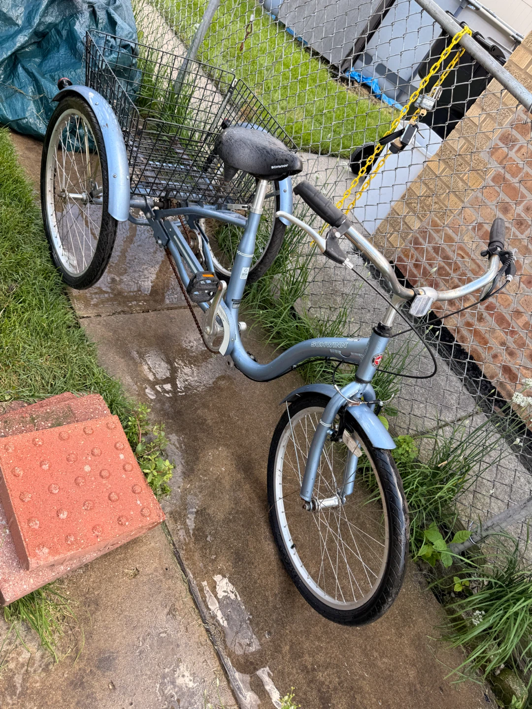 Schwinn Blue Tricycle with Basket