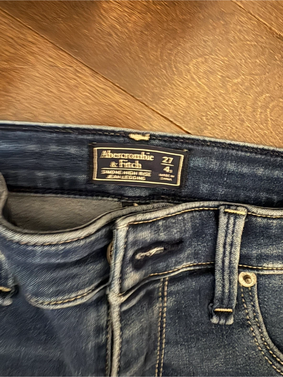Abercrombie & Fitch Simone High Rise Jean Legging Size 27 - photo 2