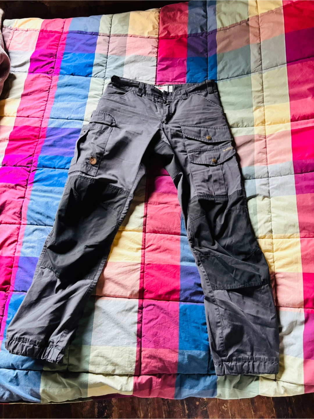 Fjallraven Regular Fit Cargo Pants - Grey