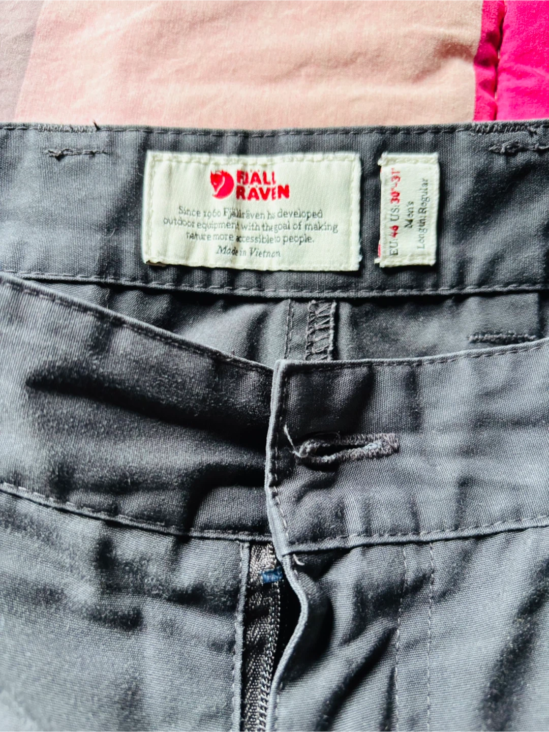 Fjallraven Regular Fit Cargo Pants - Grey - photo 3