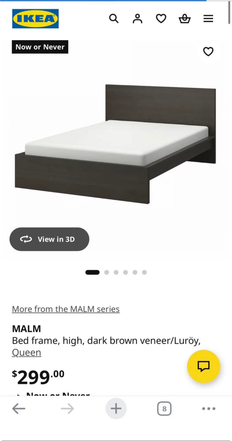 Queen Bed Frame and Mattress - photo 2