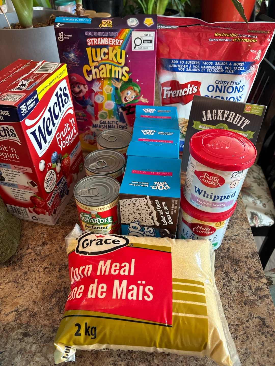 Variety Pack of Groceries: Cereal, Snacks, Baking & More