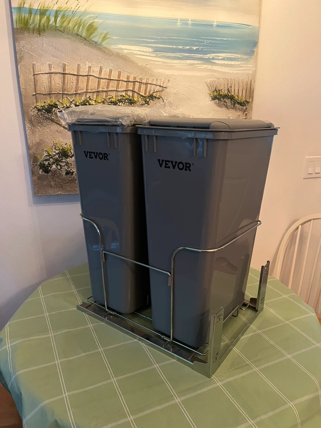VEVOR 2-Bin Pull-Out Kitchen Trash Can - photo 4