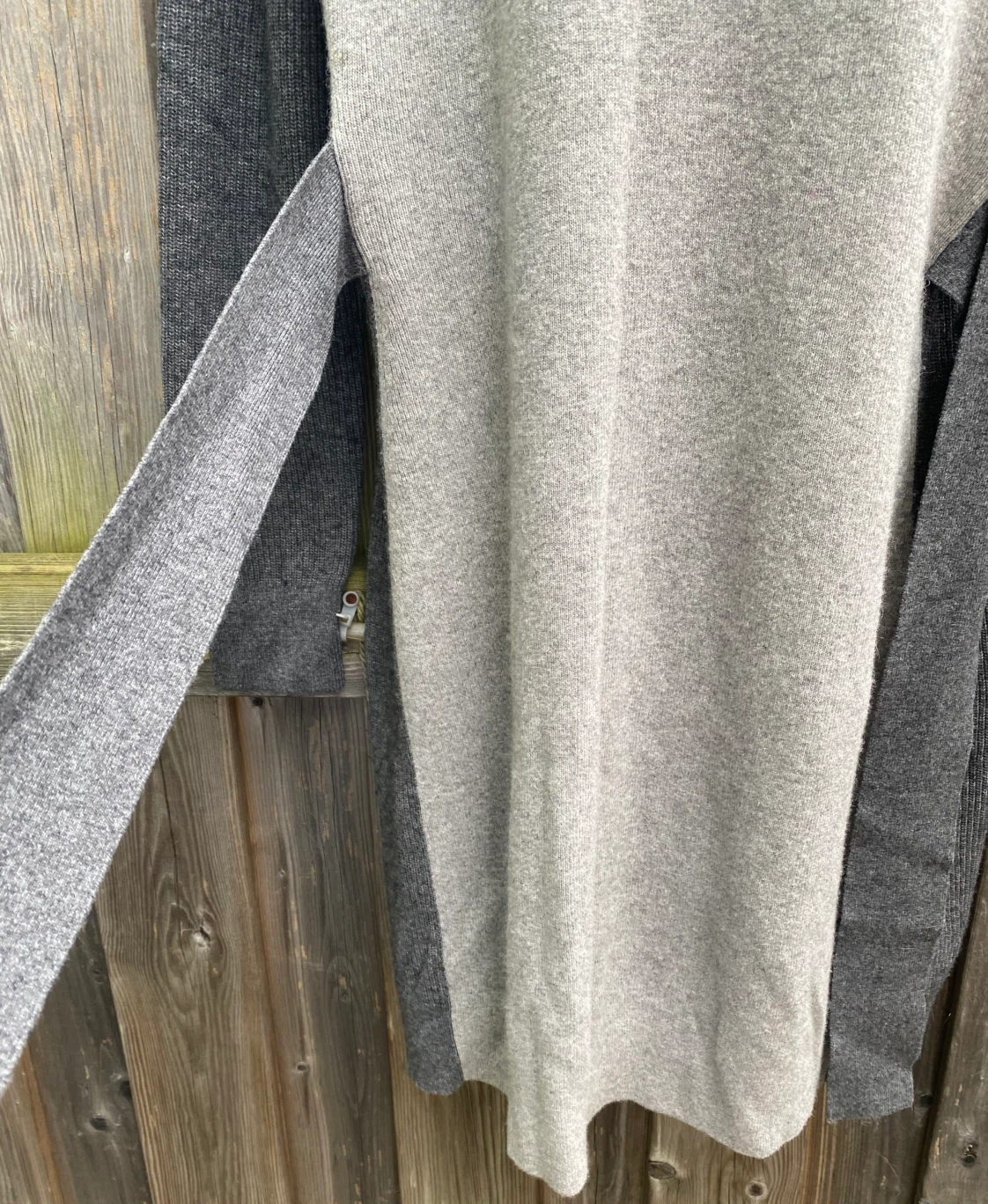Club Monaco Grey Knit Merino Wool Blend Dress Large - photo 3