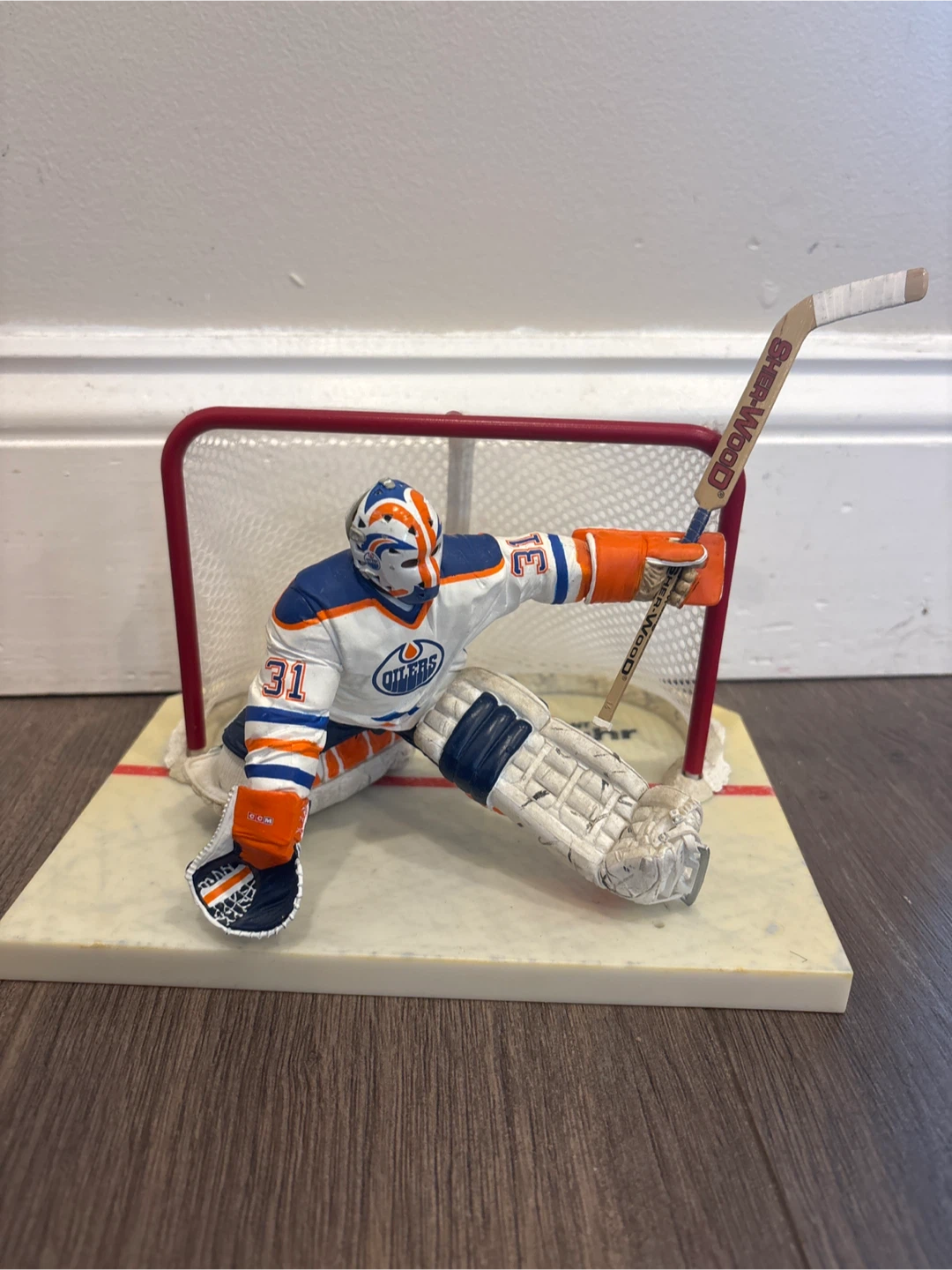 Edmonton Oilers Grant Fuhr - Goalie Figurine