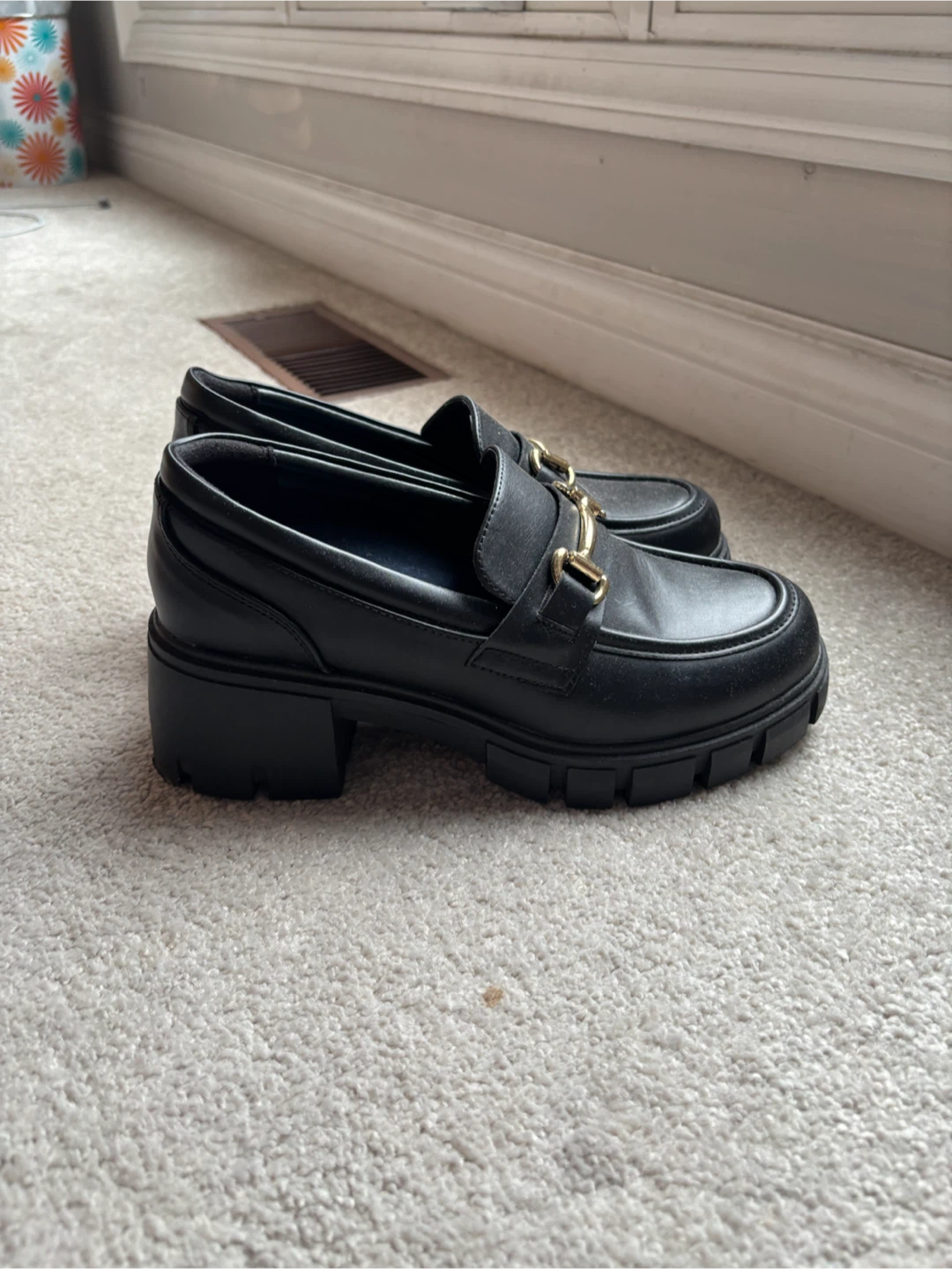 Black Loafers - size 7.5