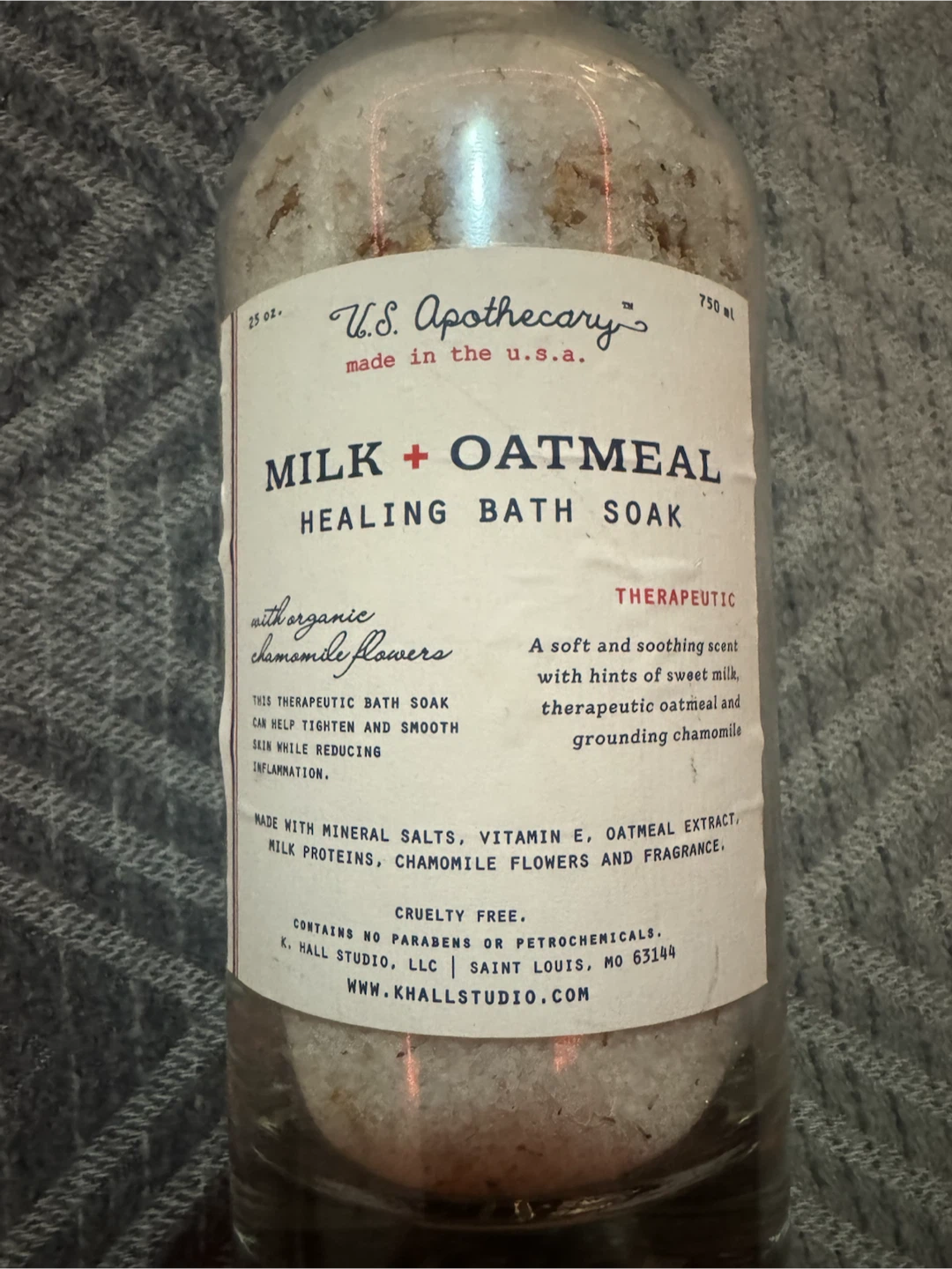 U.S. Apothecary Milk + Oatmeal Healing Bath Soak – $10 - photo 2