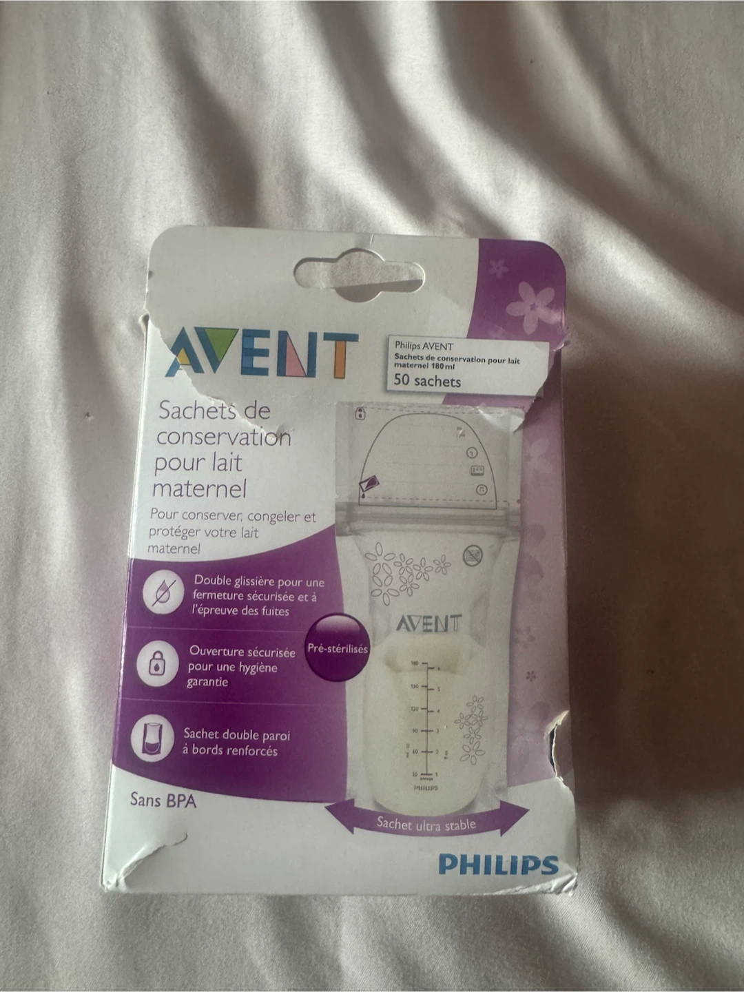 Philips Avent Breast Milk Storage Bags 50 Count