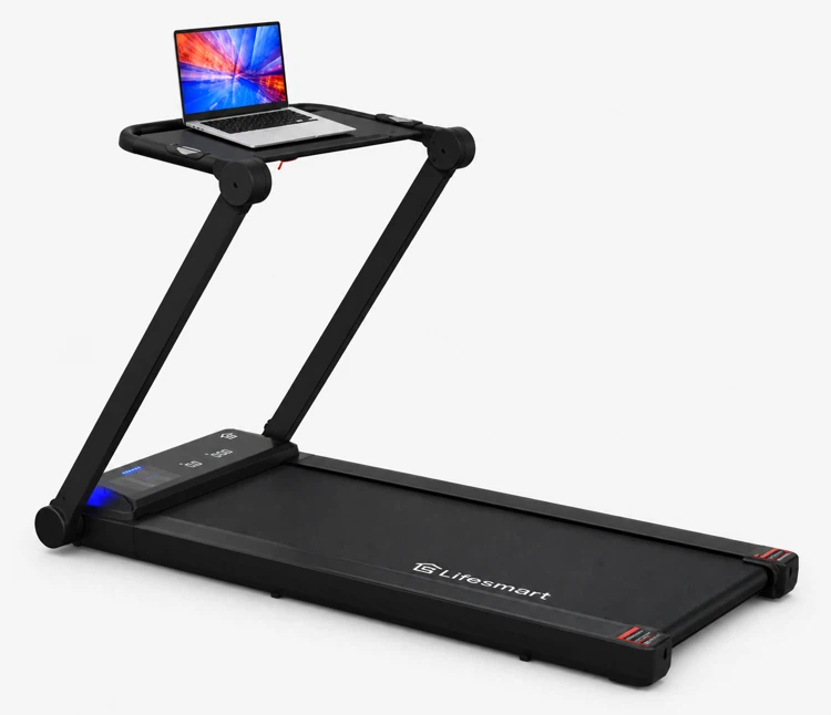 Lifesmart Folding Treadmill with Laptop Tray