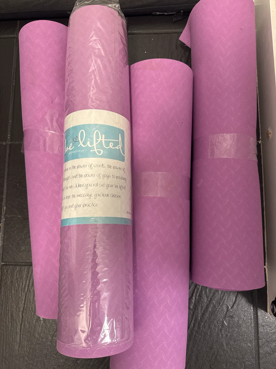 Be Lifted Inspired Yoga Mats - Lavender