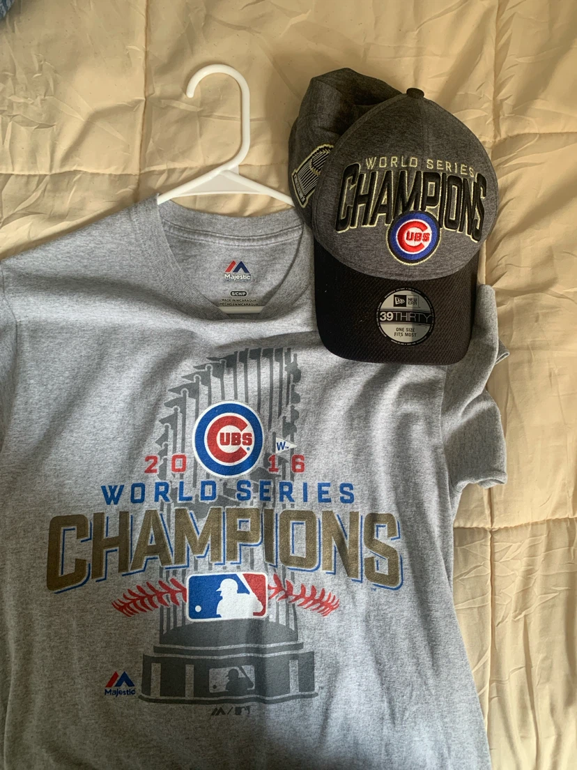 Cubs 2016 World Series Champions T-Shirt and Cap