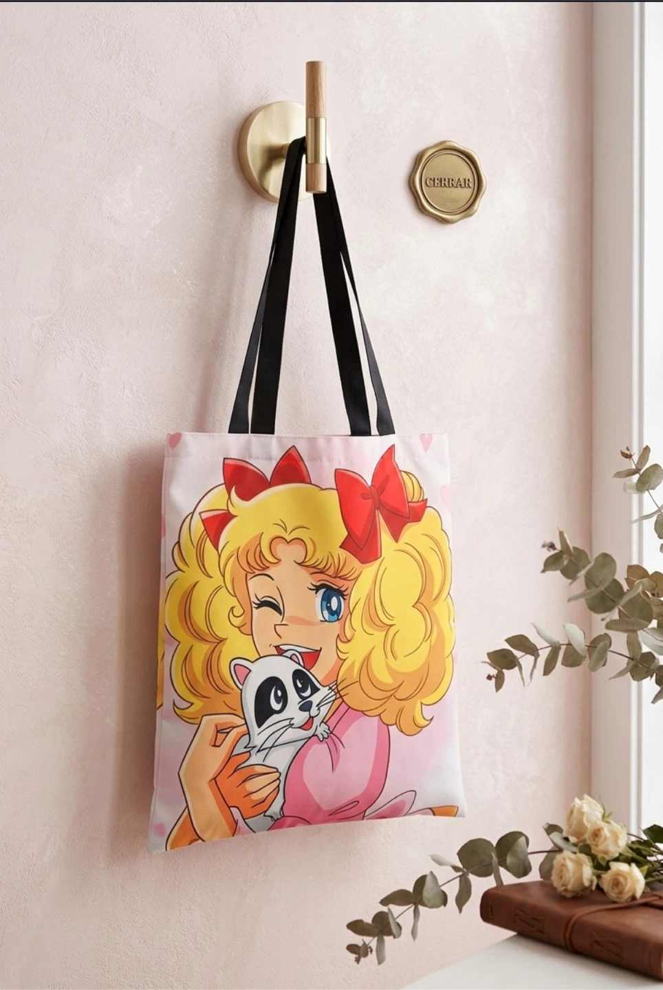 Candy 🍬 cartoon character tote bag