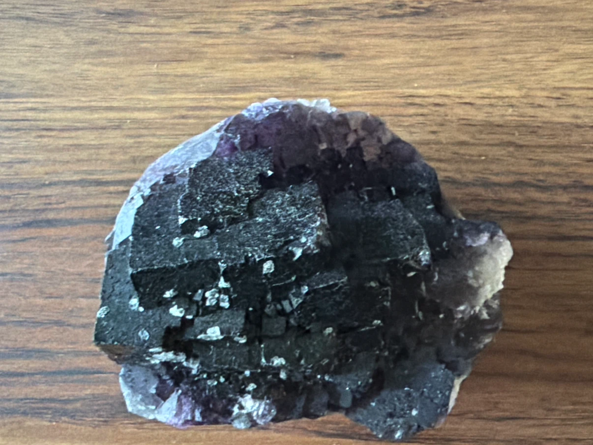 Purple Fluorite Crystal Cluster - photo 2
