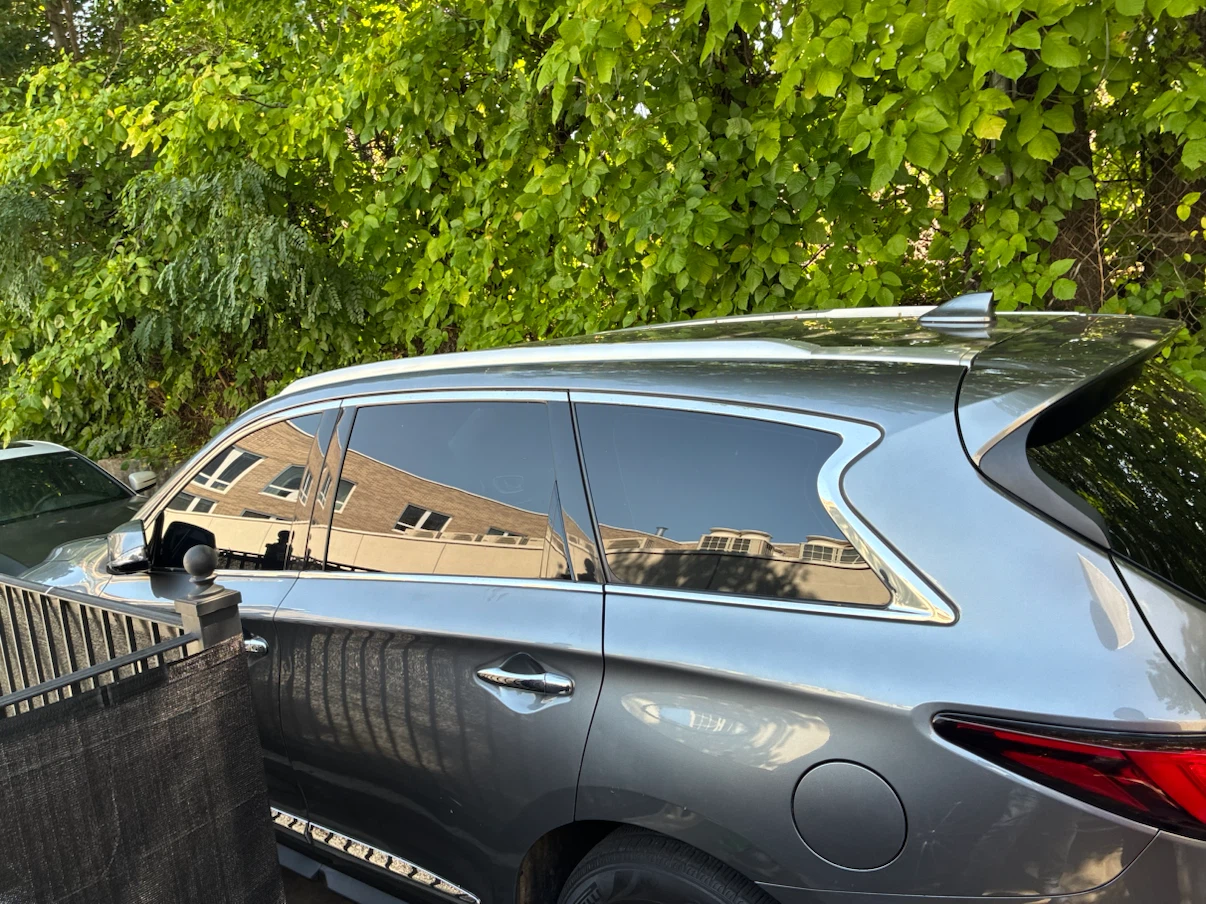 Gray Infiniti SUV