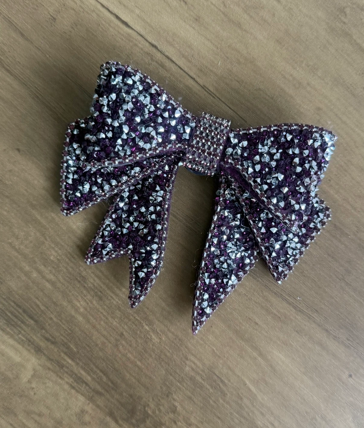 Sparkly Purple Bow