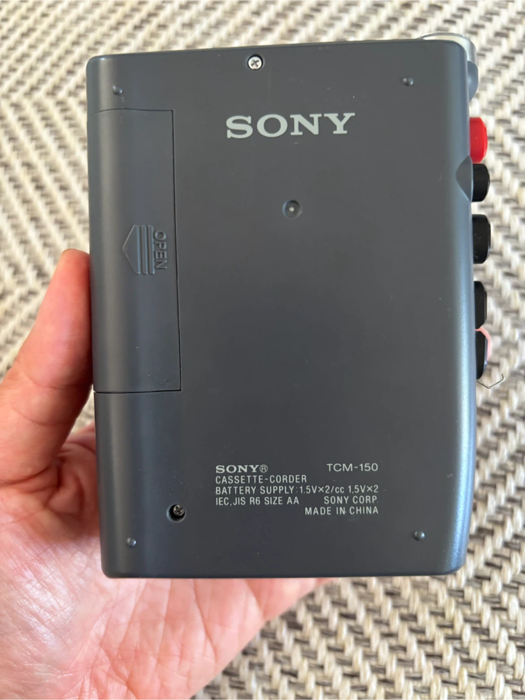Sony TCM-150 Cassette Corder Voice Recorder - photo 2