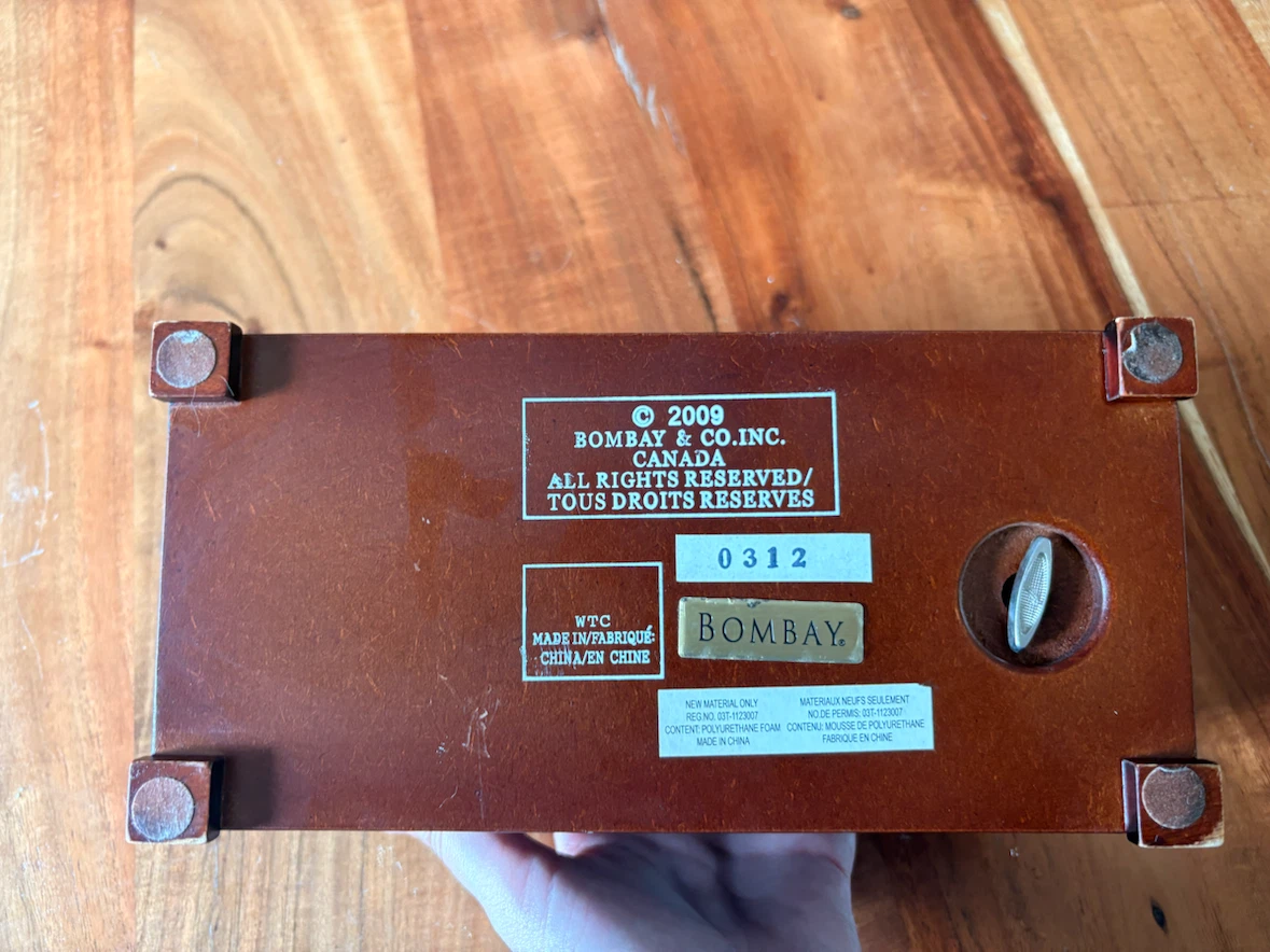 Vintage Bombay & Co. Music Box - photo 3
