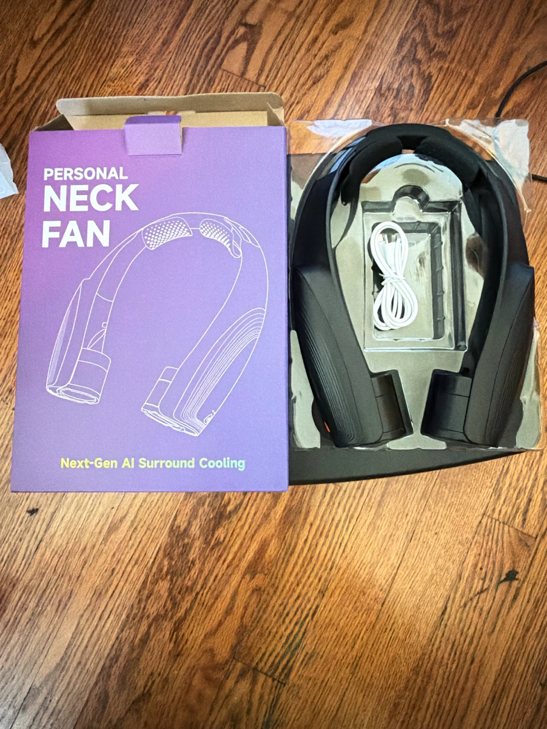 Personal Neck Fan with AI Surround Cooling