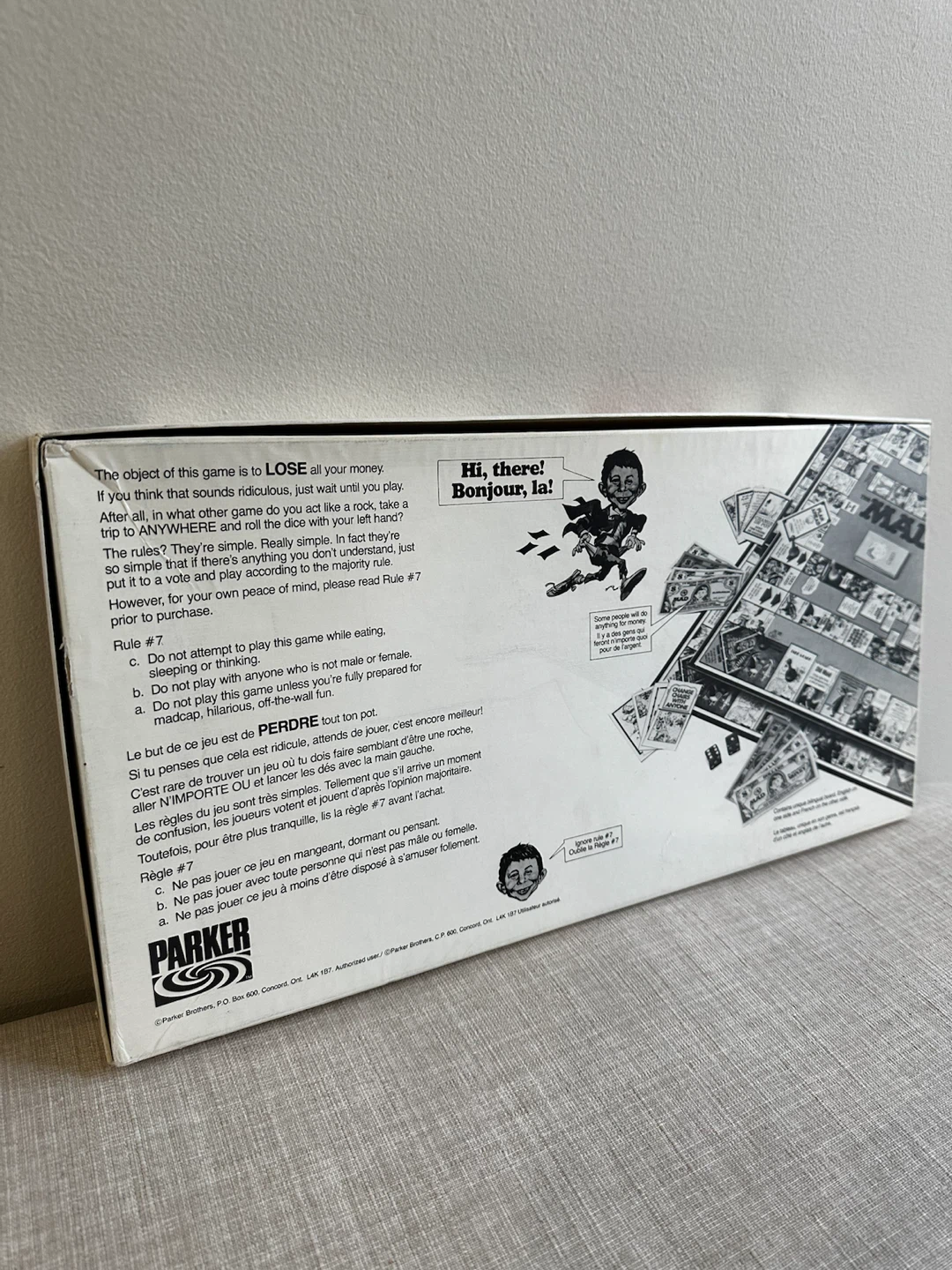 Vintage 1979 Parker Brothers MAD Magazine Board Game - photo 5