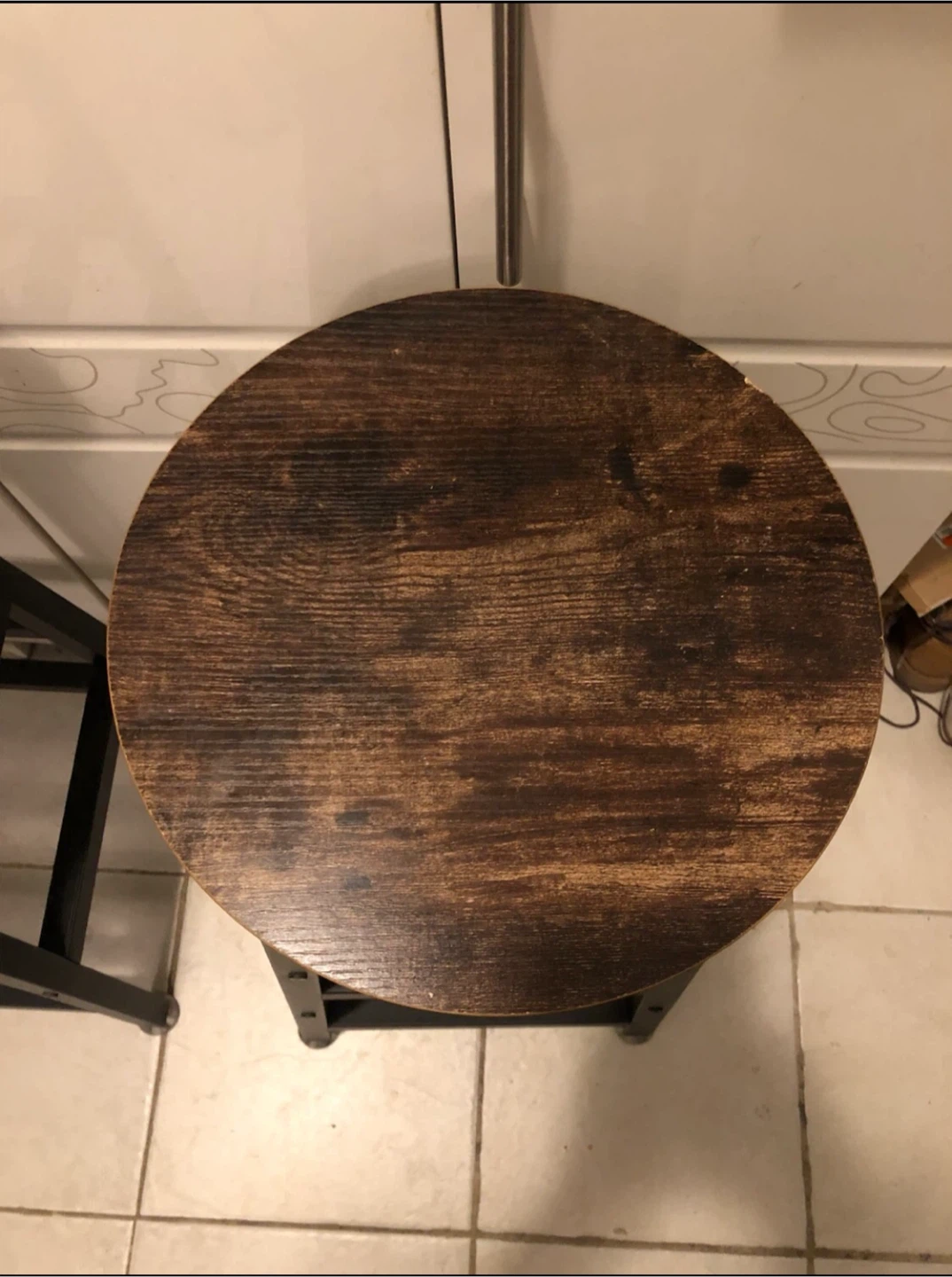 Rustic Wood Bar Stools- Set of 2 - photo 3