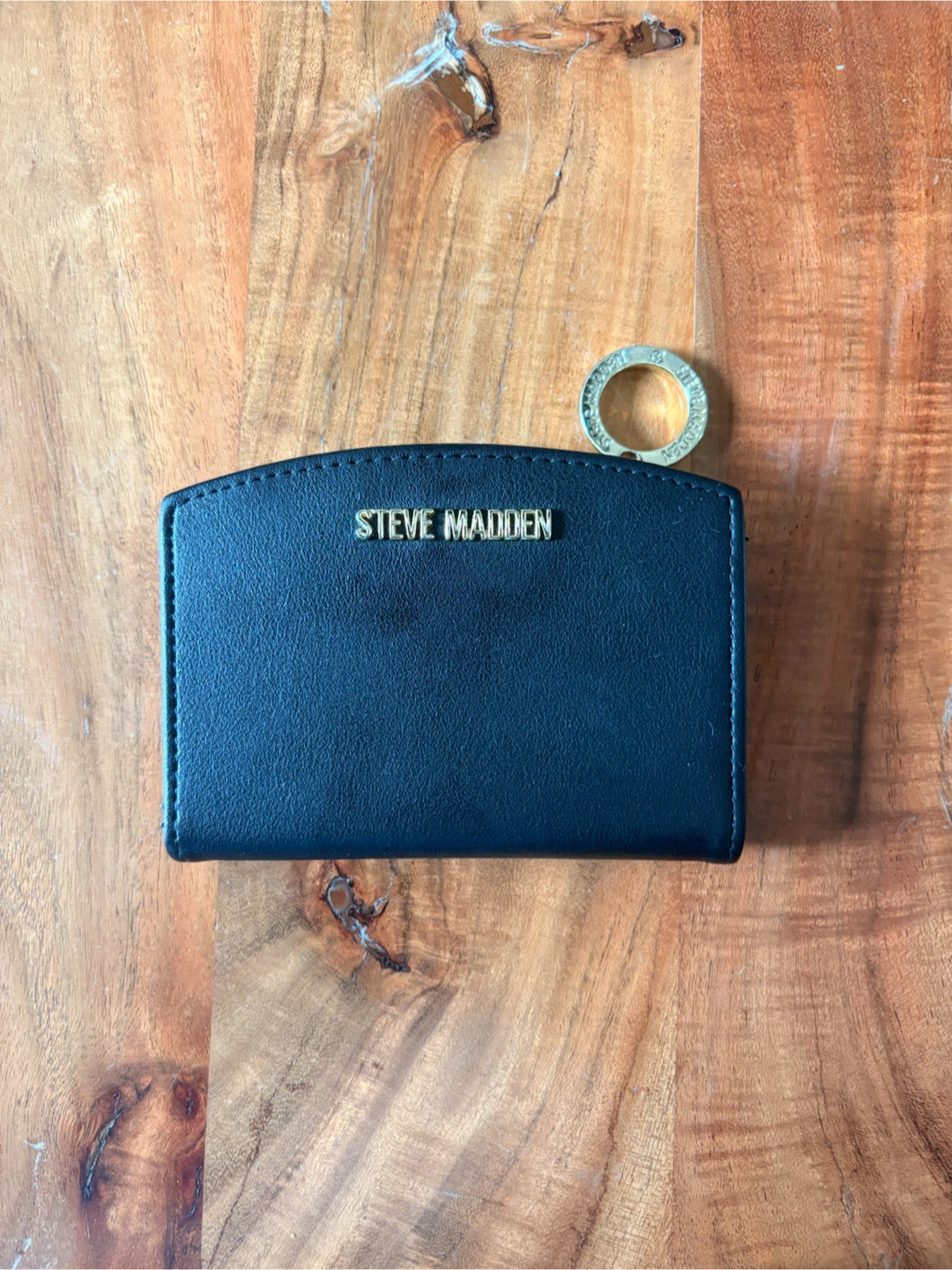 Steve Madden Black Bifold Wallet