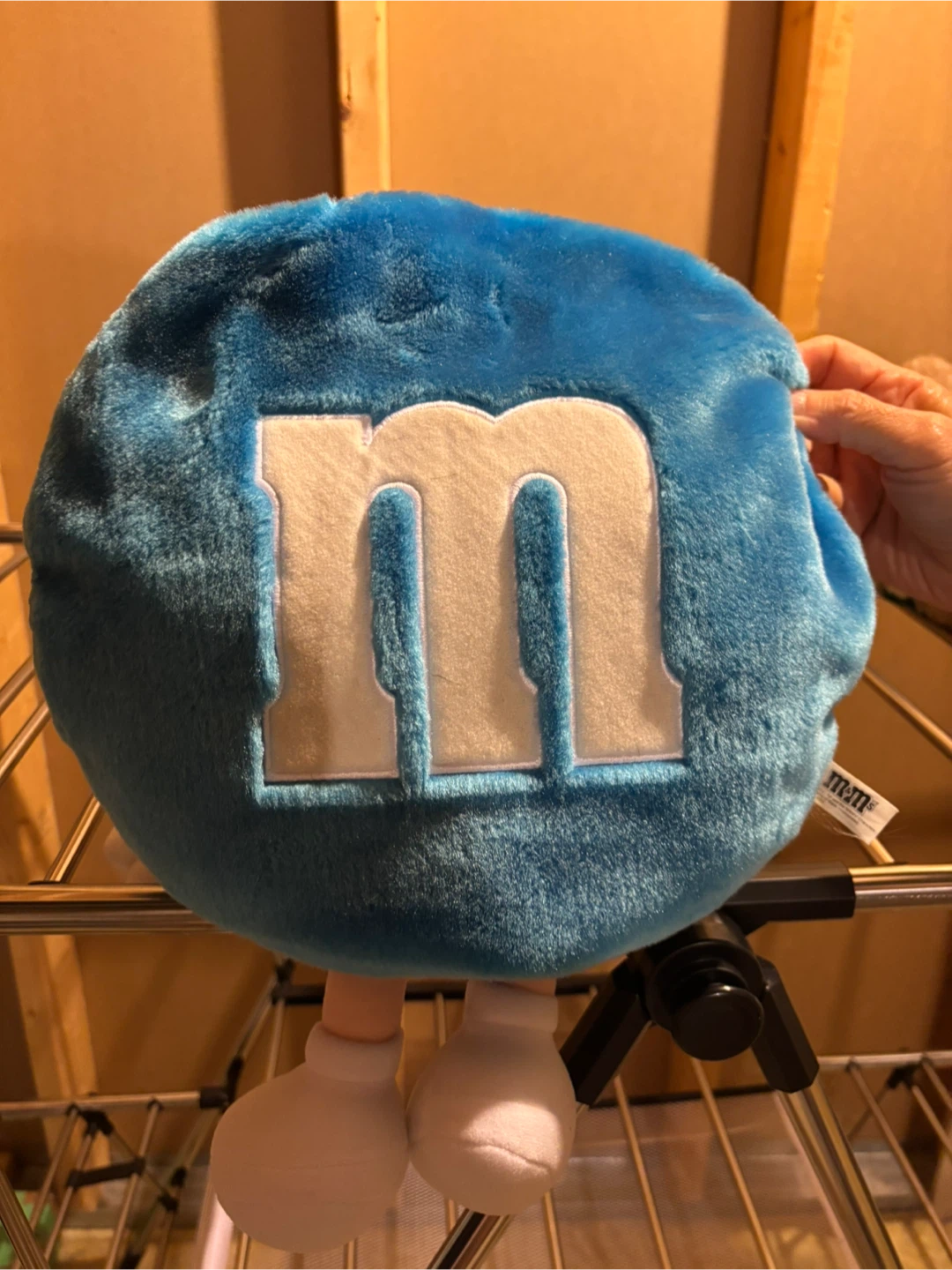M&M's Blue Character 2-in-1 Travel Pillow Plush