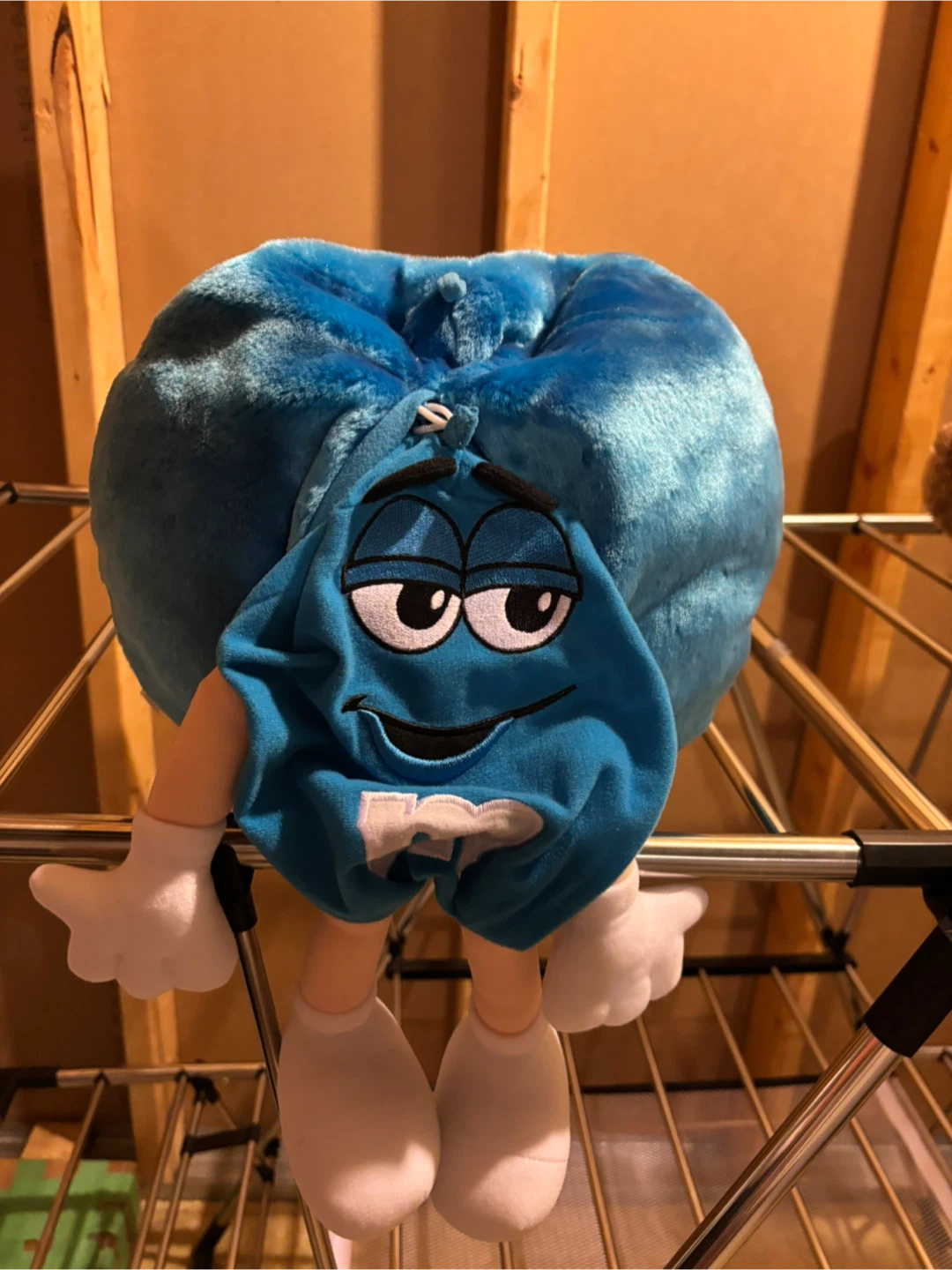 M&M's Blue Character 2-in-1 Travel Pillow Plush - photo 2