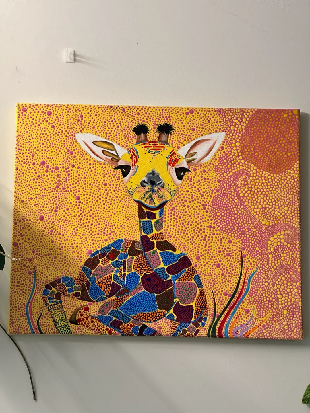 Giraffe Abstract Painting - photo 2