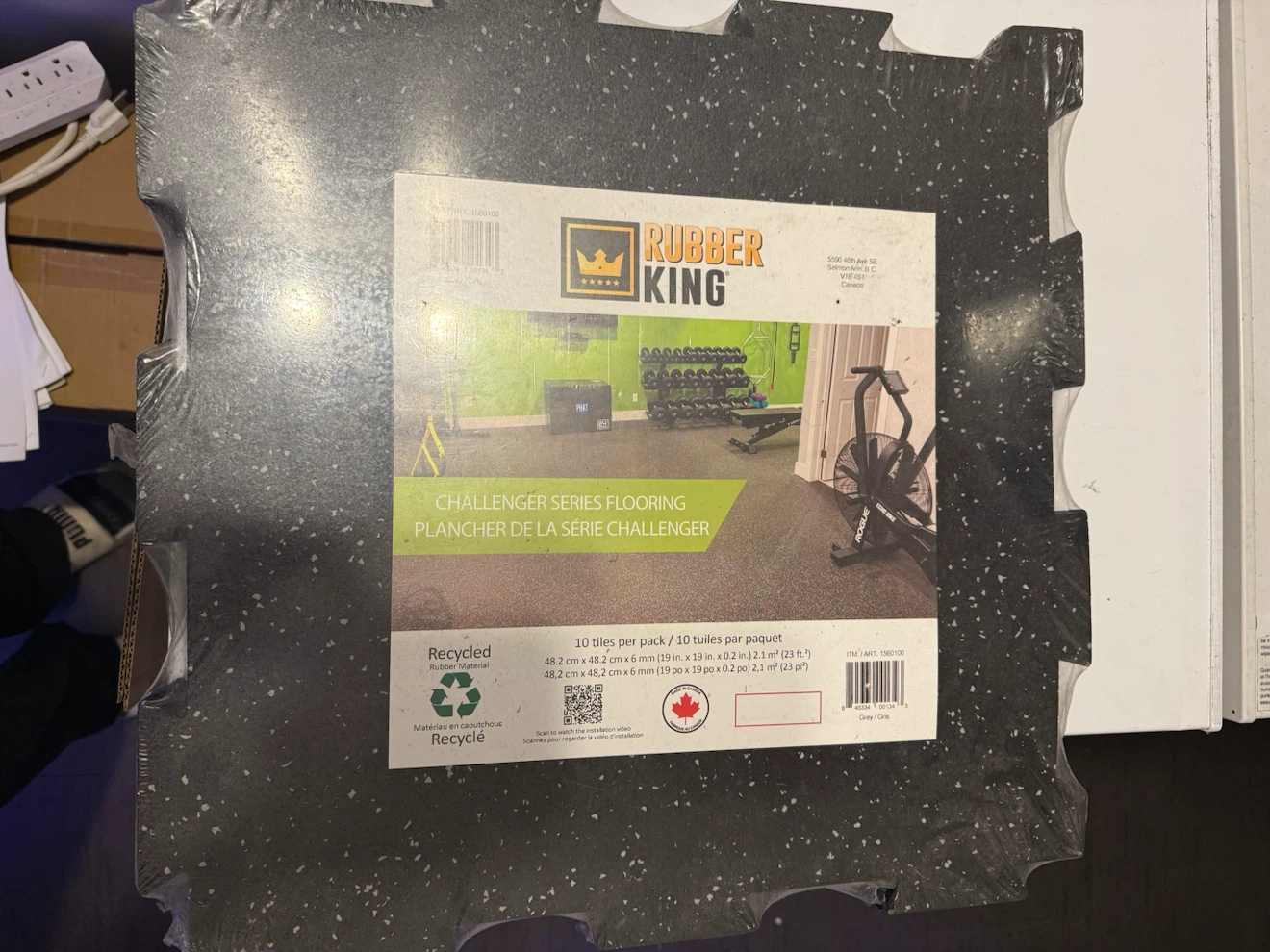 Rubber King Challenger Series Flooring Tiles