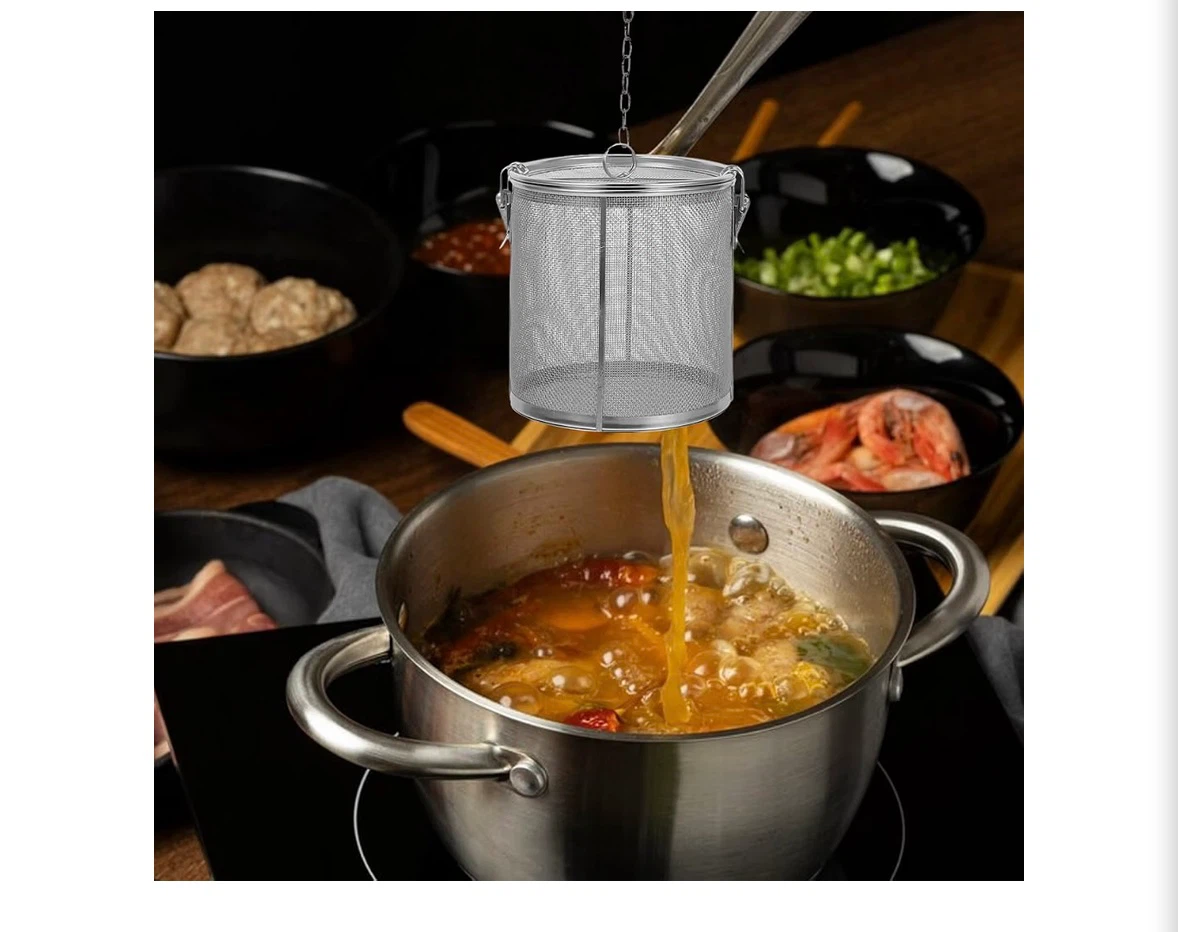 Stainless Steel Mesh Strainer Basket - photo 3