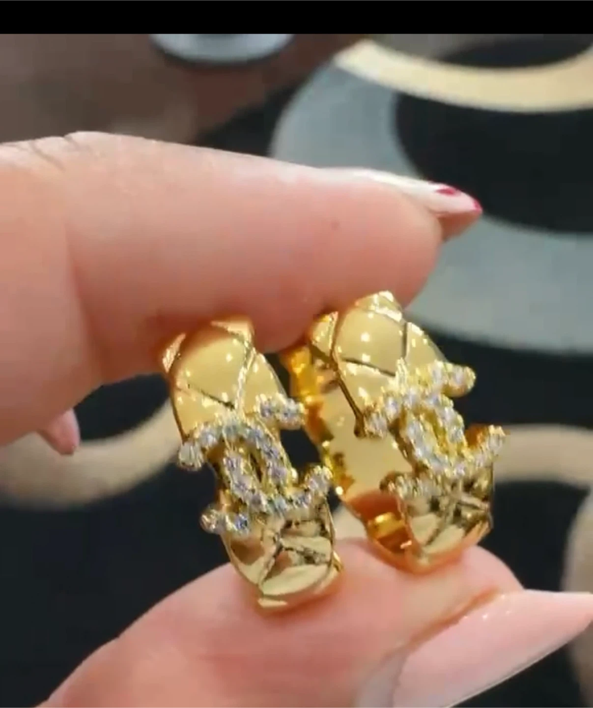 Branded earrings
