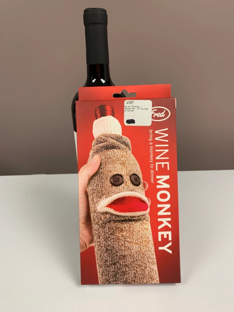Wine Monkey Bottle Cover
