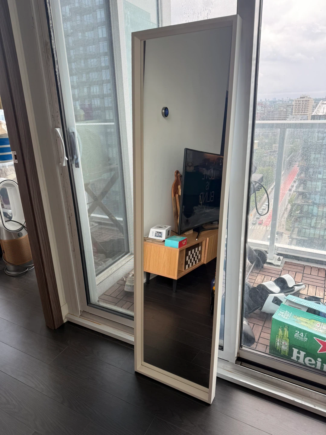 IKEA White Frame Full Length Mirror