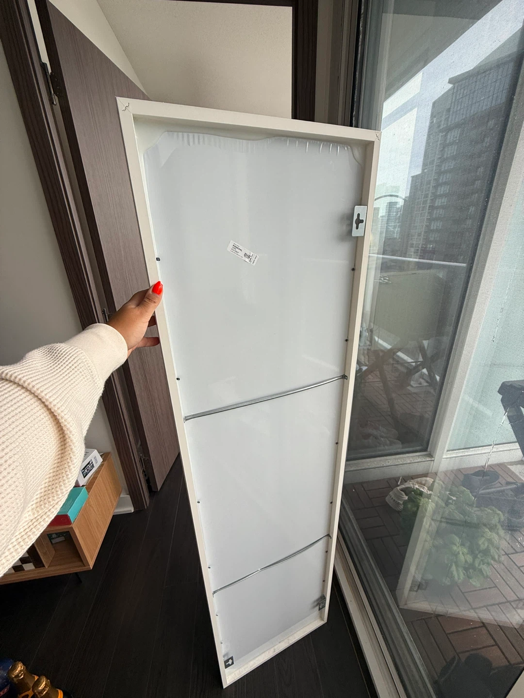 IKEA White Frame Full Length Mirror - photo 3